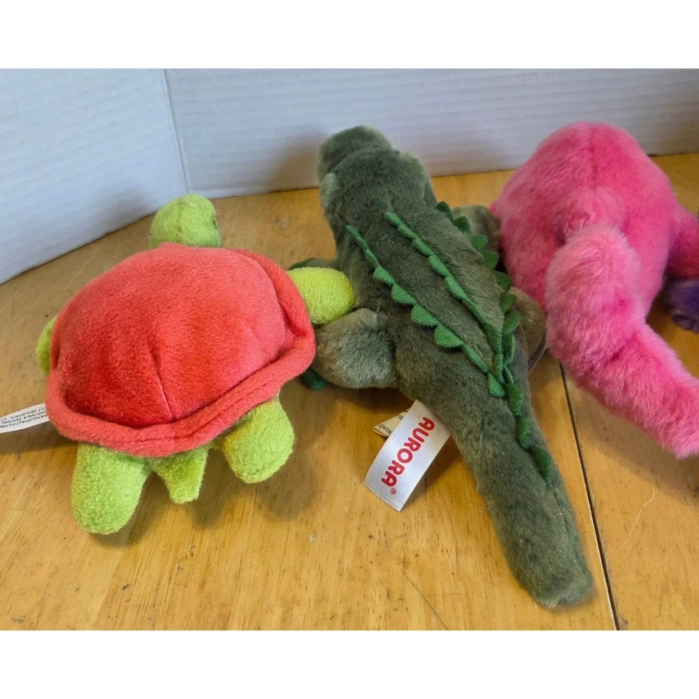 Aurora Lot of 6 Mini Plush Stuffed Animals Wildlife Sea Ocean Water Zoo